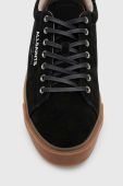Замшеві кеди AllSaints Underground колір чорний MF589Z