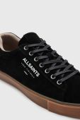 Замшеві кеди AllSaints Underground колір чорний MF589Z
