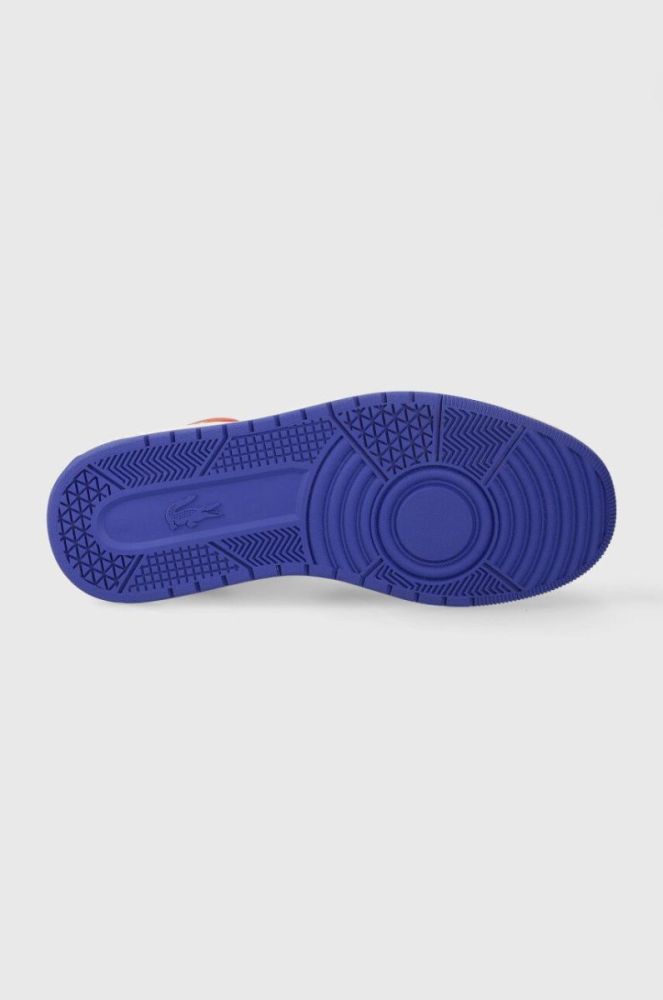 Шкіряні кросівки Lacoste L001 Leather Colorblock High-Top 45SMA0027 колір барвистий фото 5