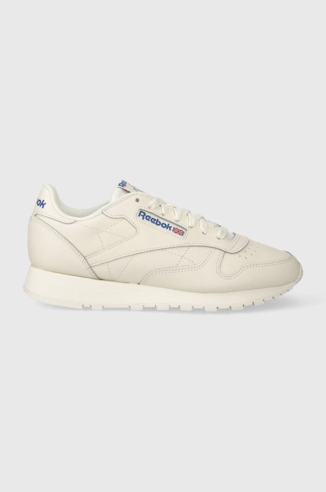 Шкіряні кросівки Reebok Classic CLASSIC LEATHER колір бежевий