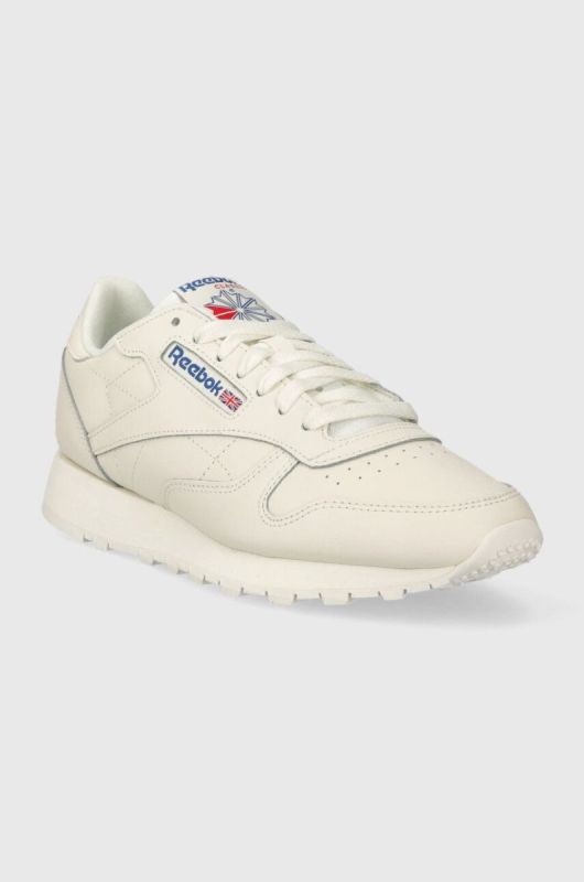 Шкіряні кросівки Reebok Classic CLASSIC LEATHER колір бежевий фото 2