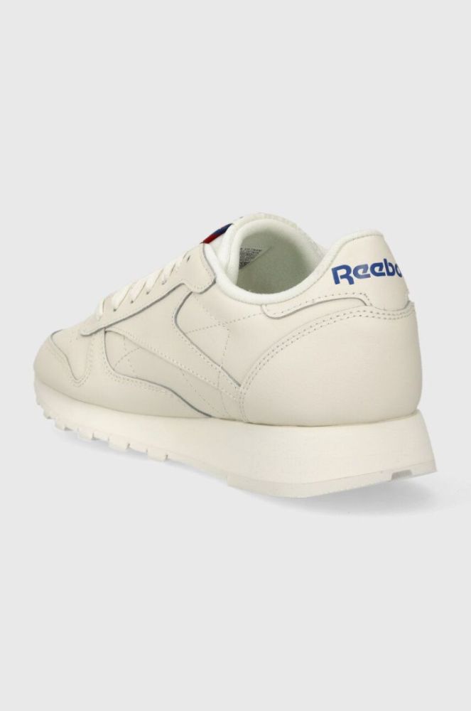 Шкіряні кросівки Reebok Classic CLASSIC LEATHER колір бежевий фото 3