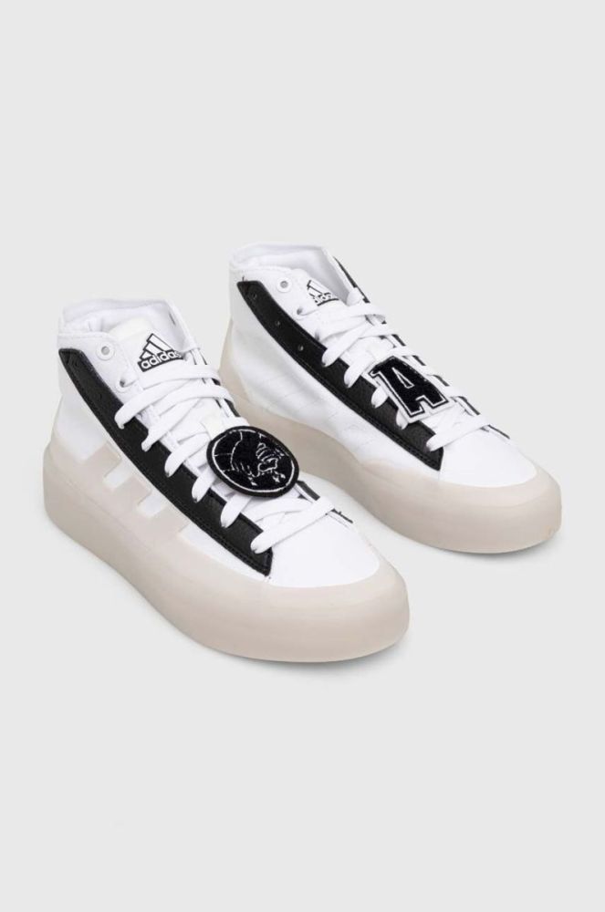 Кеди adidas ZNSORED HI колір білий фото 2