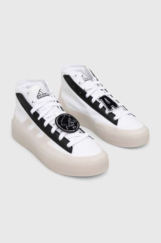 Кеди adidas ZNSORED HI колір білий фото 2