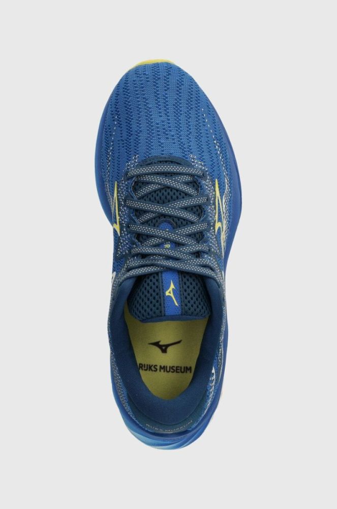 Бігові кросівки Mizuno Wave Rider 27 колір блакитний фото 4