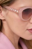 Сонцезахисні окуляри Swarovski 5679541 DEXTERA ORGANIC колір рожевий