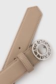 Ремінь Karl Lagerfeld жіночий колір бежевий