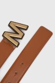 Шкіряний ремінь Weekend Max Mara жіночий колір коричневий (3512190)
