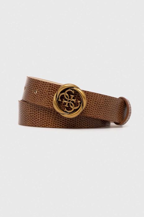 Ремінь Guess жіночий колір коричневий (3486337)