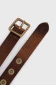 Шкіряний ремінь Sisley жіночий колір коричневий (3541985)