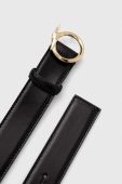 Шкіряний ремінь Trussardi жіночий колір чорний (3533831)