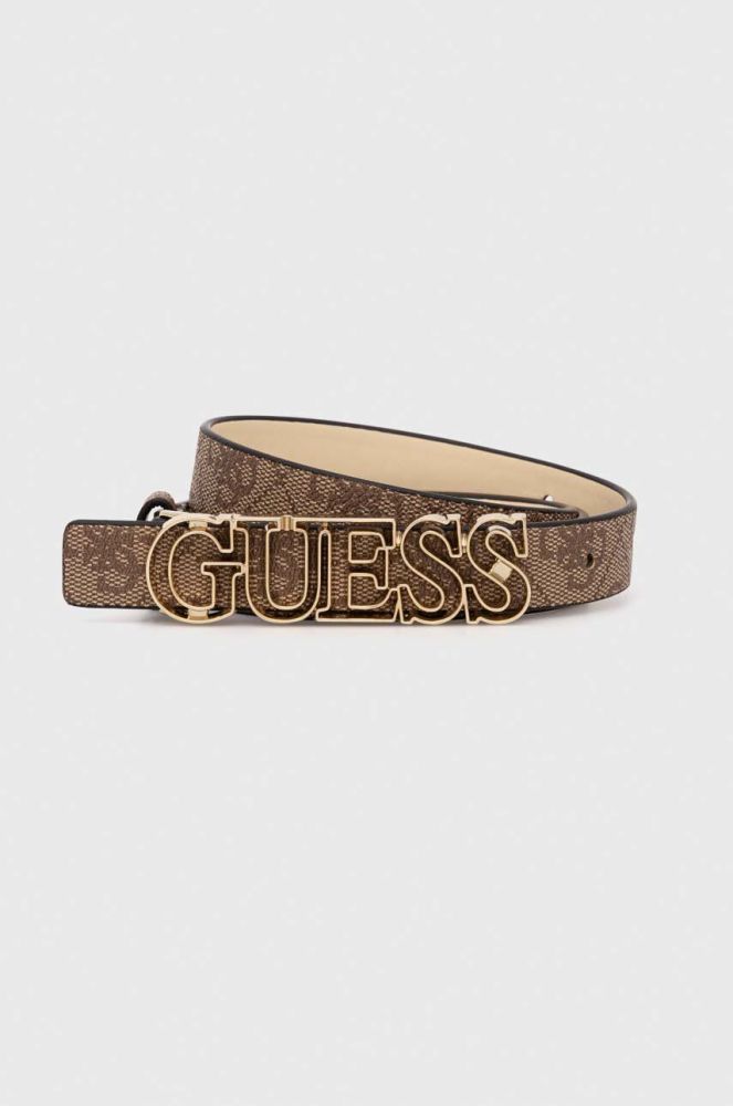 Ремінь Guess жіночий колір бежевий (3470990)