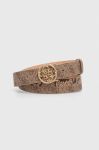 Ремінь Guess жіночий колір бежевий (3538129)