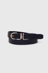 Шкіряний ремінь Tommy Hilfiger жіночий колір синій (3507579)