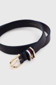Шкіряний ремінь Tommy Hilfiger жіночий колір синій (3507579)
