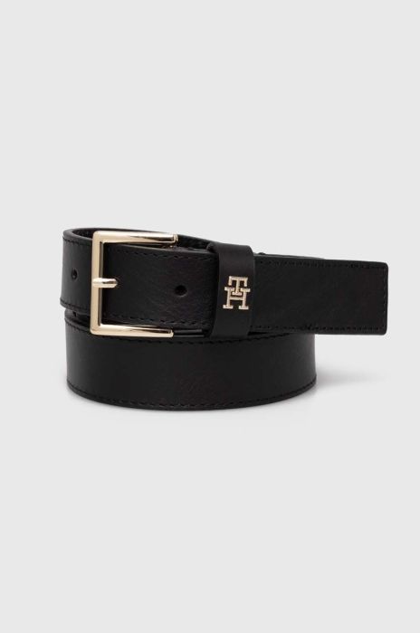Шкіряний ремінь Tommy Hilfiger жіночий колір чорний (3471053)