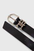 Шкіряний ремінь Tommy Hilfiger жіночий колір чорний (3538148)