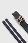 Двосторонній шкіряний ремінь Tommy Hilfiger жіночий колір синій (3507619)