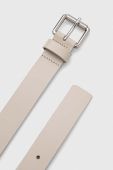 Шкіряний ремінь Tommy Jeans жіночий колір бежевий (3533903)