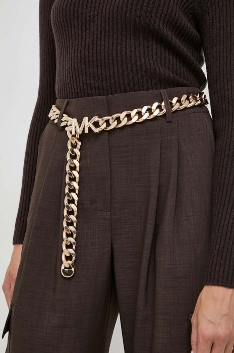 Ремінь MICHAEL Michael Kors жіночий колір золотий