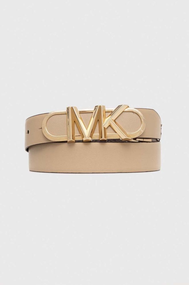 Двосторонній ремінь MICHAEL Michael Kors жіночий колір бежевий (3598278)