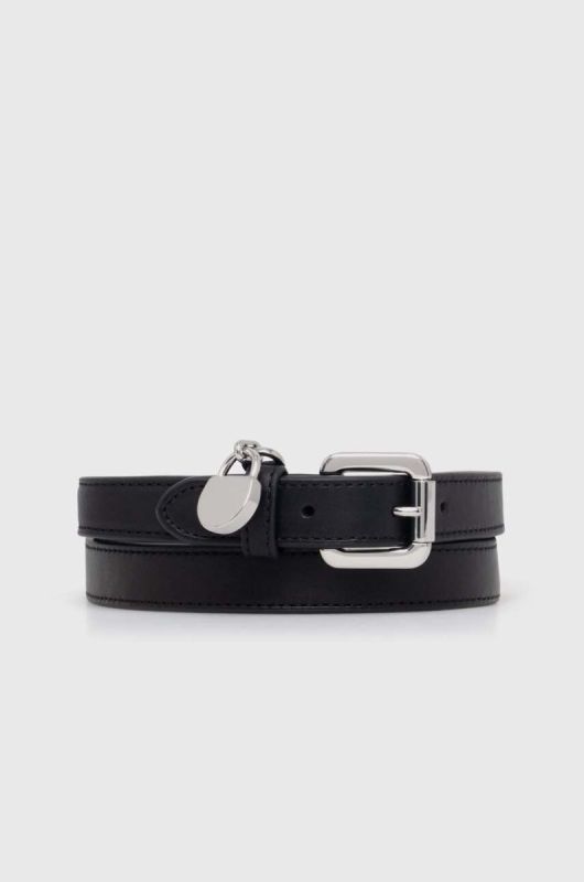 Шкіряний ремінь Lauren Ralph Lauren жіночий колір чорний (3504300)