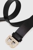Шкіряний ремінь Blugirl Blumarine жіночий колір чорний