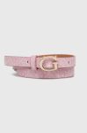 Дитячий ремінь Guess колір рожевий (3581802)