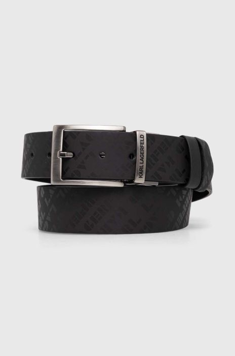 Двосторонній ремінь Karl Lagerfeld чоловічий колір чорний (3360201)
