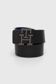 Шкіряний ремінь Tommy Hilfiger чоловічий колір чорний (3259924)