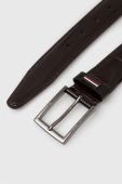 Шкіряний ремінь Tommy Hilfiger чоловічий колір коричневий (3269131)