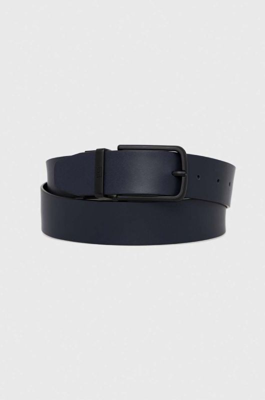 Шкіряний ремінь Tommy Hilfiger чоловічий колір чорний (3259941) фото 2
