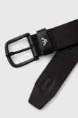 Шкіряний ремінь Emporio Armani чоловічий колір чорний (3442526)