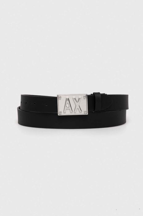 Ремінь Armani Exchange чоловічий колір чорний (3348666)