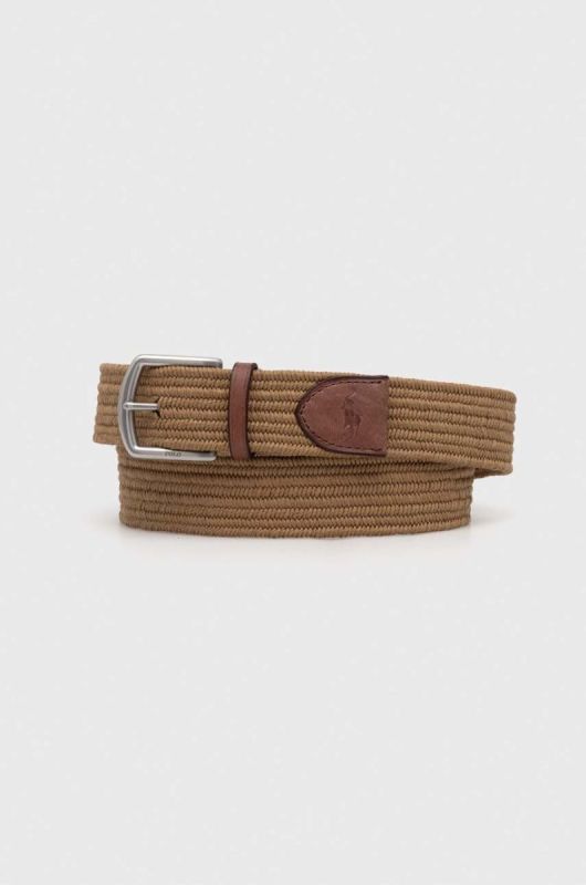 Ремінь Polo Ralph Lauren чоловічий колір зелений