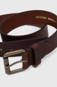 Шкіряний ремінь Barbour чоловічий колір коричневий (3486384)