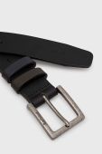Шкіряний ремінь Barbour чоловічий колір чорний (3575524)