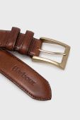 Шкіряний ремінь Barbour чоловічий колір коричневий (3575528)