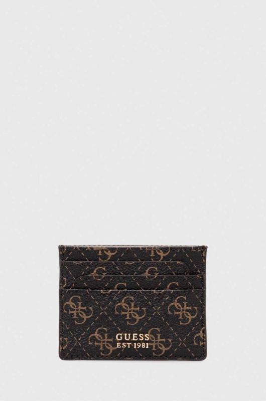 Чохол на банківські карти Guess колір коричневий (3330182)