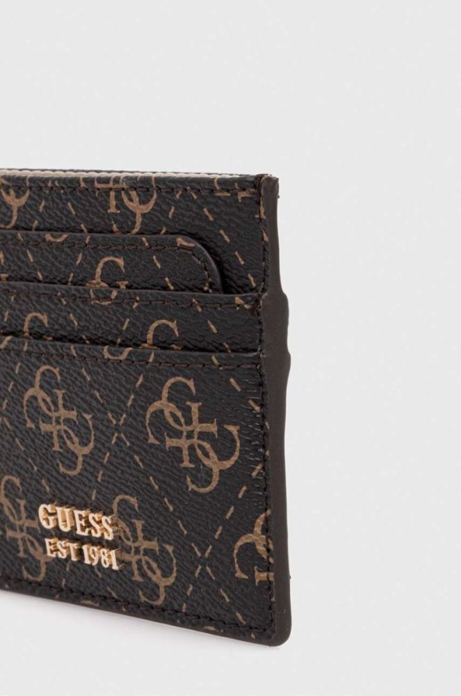 Чохол на банківські карти Guess колір коричневий (3330182) фото 3