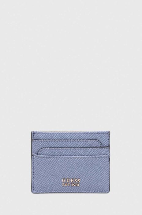 Чохол на банківські карти Guess колір фіолетовий