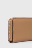 Шкіряний гаманець Lauren Ralph Lauren жіночий колір бежевий (3299346)