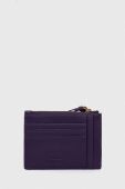 Шкіряний гаманець Pinko жіночий колір фіолетовий (3430441)