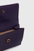 Шкіряний гаманець Pinko жіночий колір фіолетовий (3434416)