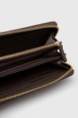 Шкіряний гаманець Coccinelle жіночий колір коричневий (3376864)