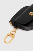 Шкіряний гаманець Tory Burch жіночий колір чорний (3293994)