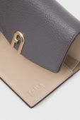 Шкіряний гаманець Furla Primula жіночий колір сірий