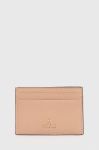 Шкіряний чохол на банківські карти Furla колір рожевий