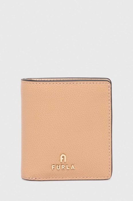 Шкіряний гаманець Furla жіночий колір рожевий (3296822)