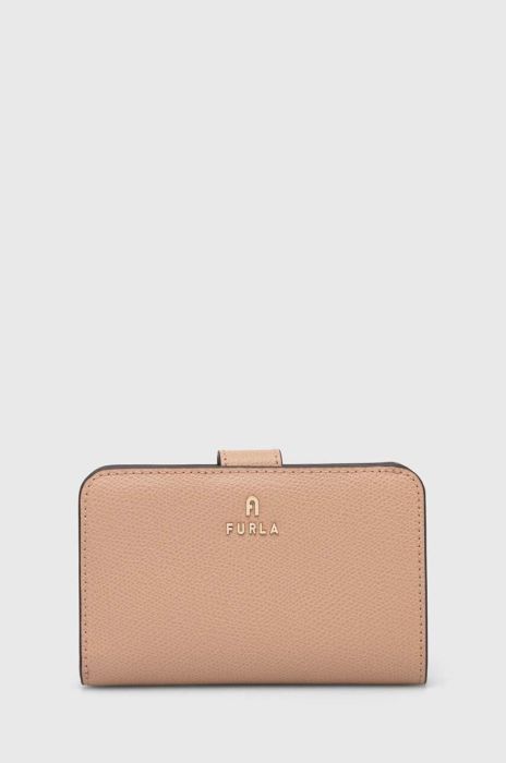 Шкіряний гаманець Furla жіночий колір рожевий (3319809)